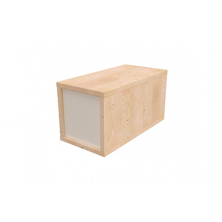 Cube de rangement bois 25x50 cm | ABC Meubles