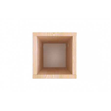 Cube de rangement bois 25x50 cm | ABC Meubles