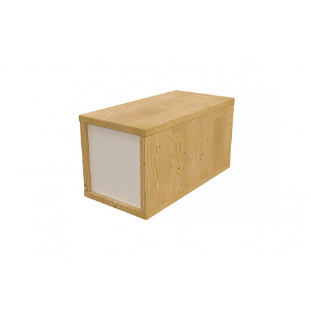 Wooden cube storage unit 25x50 cm | ABC Meubles