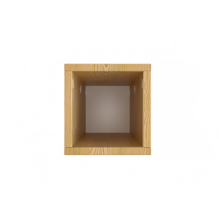 Cube de rangement bois 25x50 cm | ABC Meubles