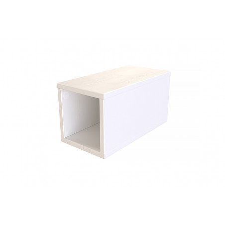 Wooden cube storage unit 25x50 cm | ABC Meubles