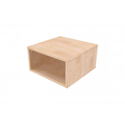 Cube de rangement bois 50x50 cm