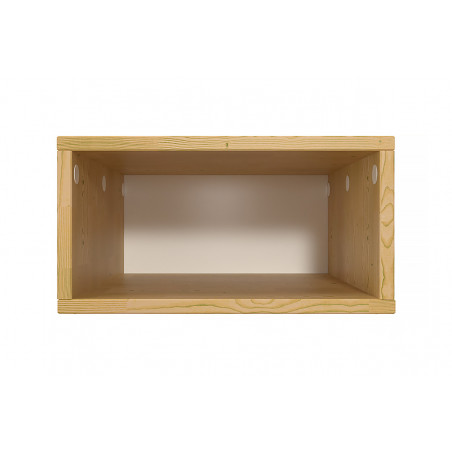 Cubo almacenaje de madera 50x50 cm | ABC Meubles