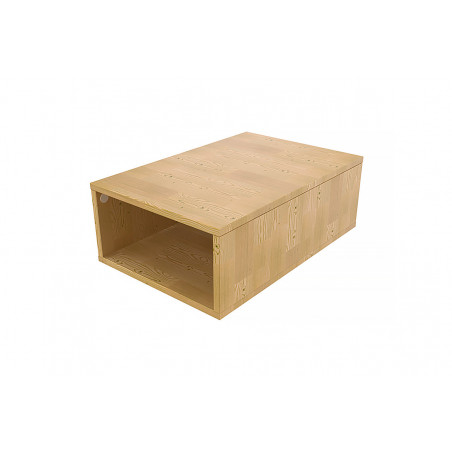 Cube de rangement bois 75x50 cm | ABC Meubles