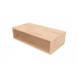 Cube de rangement bois 100x50 cm