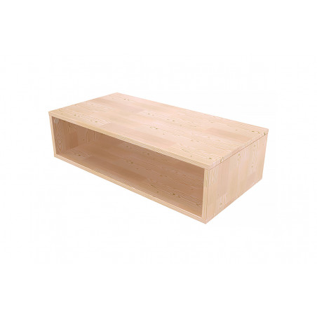 Cube de rangement bois 100x50 cm | ABC Meubles