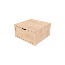 Cubo almacenaje de madera 50x50 cm + cajón