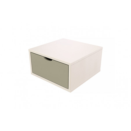 Cube storage unit 50x50 cm + drawer | ABC Meubles