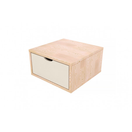 Cube storage unit 50x50 cm + drawer | ABC Meubles