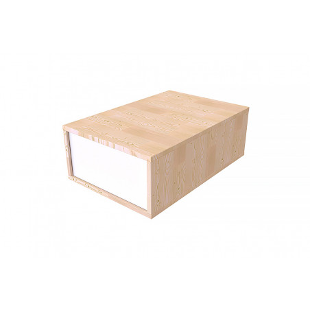 Cubo di legno 75x50 cm + cassetto | ABC Meubles