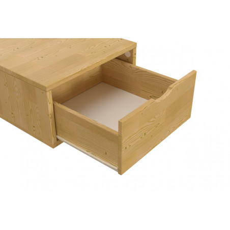 Cubo di legno 75x50 cm + cassetto | ABC Meubles