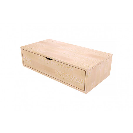 Cube de rangement bois 100x50 cm + tiroir | ABC Meubles