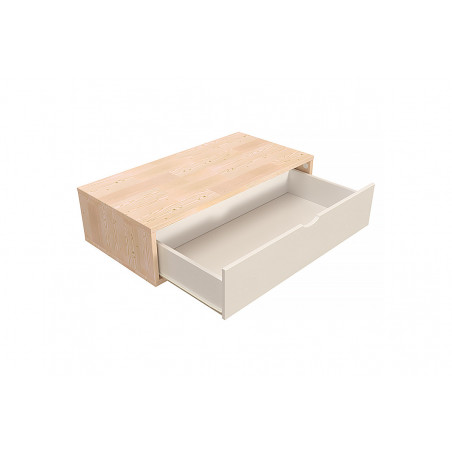 Cube storage unit 100x50 cm + drawer | ABC Meubles