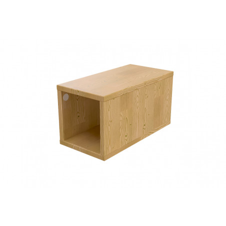 Cube de rangement bois 25x50 cm | ABC Meubles