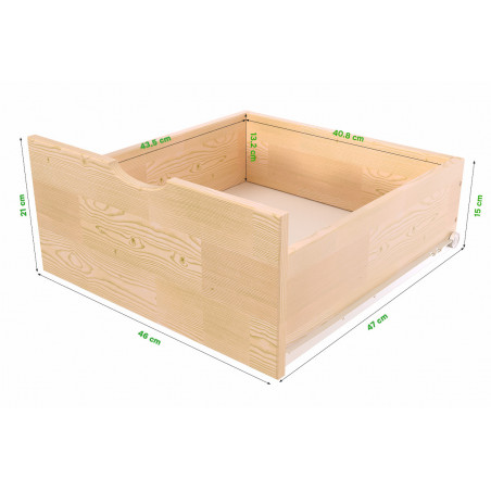 Meuble cube avec rangements 150 cm - gris