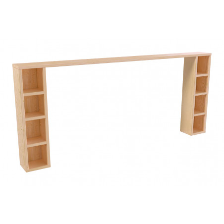 Testiera letto legno per letto 140/160 - verniciata naturale