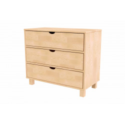 Wooden chest of drawers Cube