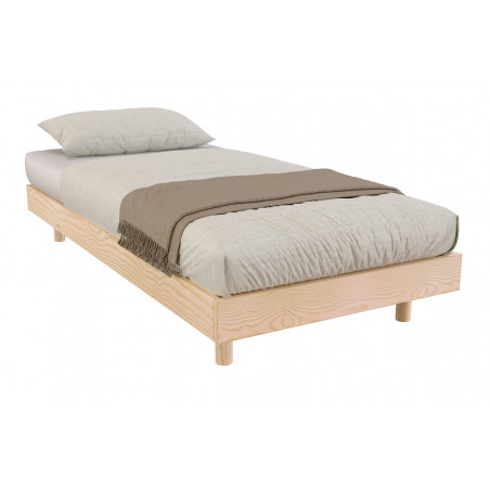 Lattenrahmen 90x200 Kit France aus Massivholz – natur satiniert