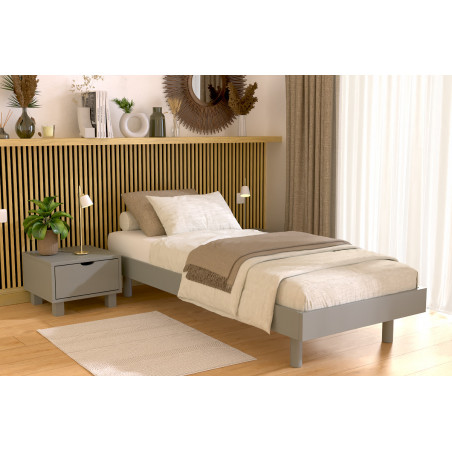 Lattenrost Kit Noé 80x190 Holz lackiert grau