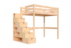 Hochbett holz mit...