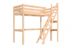 Hochbett holz 90x...