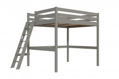 Cama alta de made...