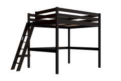 Cama alta de made...