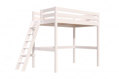 Cama alta de made...