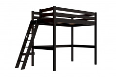 Cama alta de made...