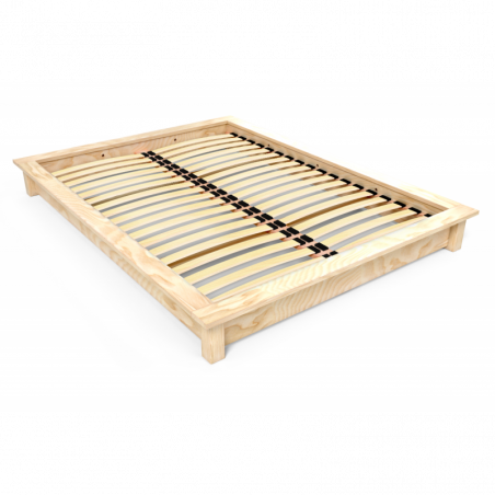 Futon bed Solido in solid wood - 2 places