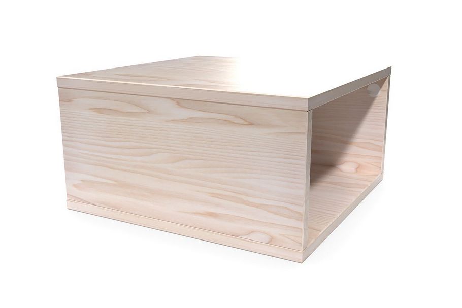 Cube de rangement bois 50x50 cm