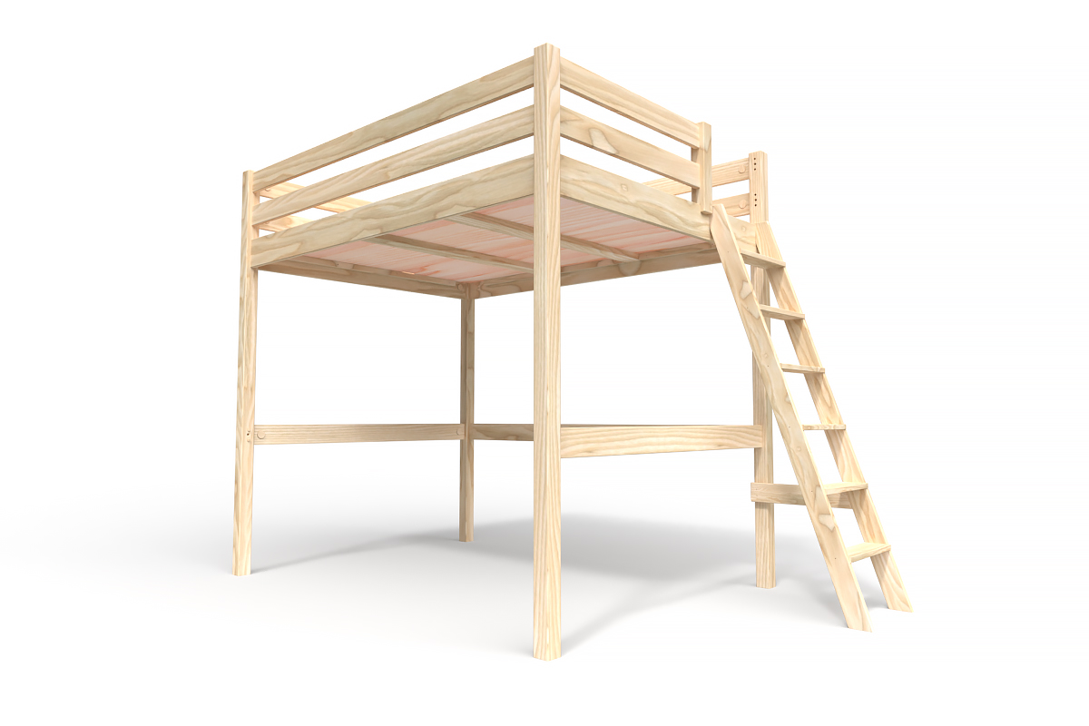 Sylvia mezzanine bed with inclined ladder