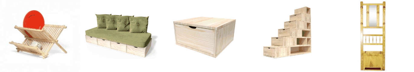 wooden storage unit idea