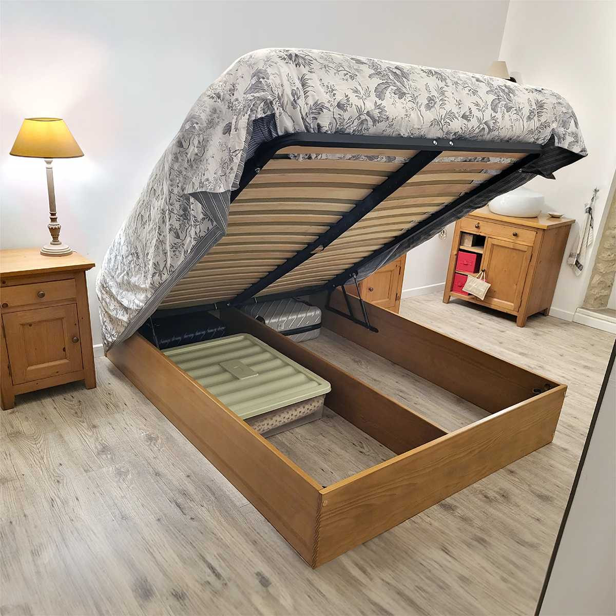 Wooden Ottoman Bed