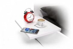 Nachttisch hängend aus holz