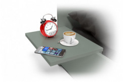 Comodino sospeso in legno