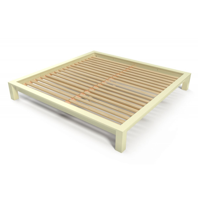 Letto king size 200x200 in legno massiccio