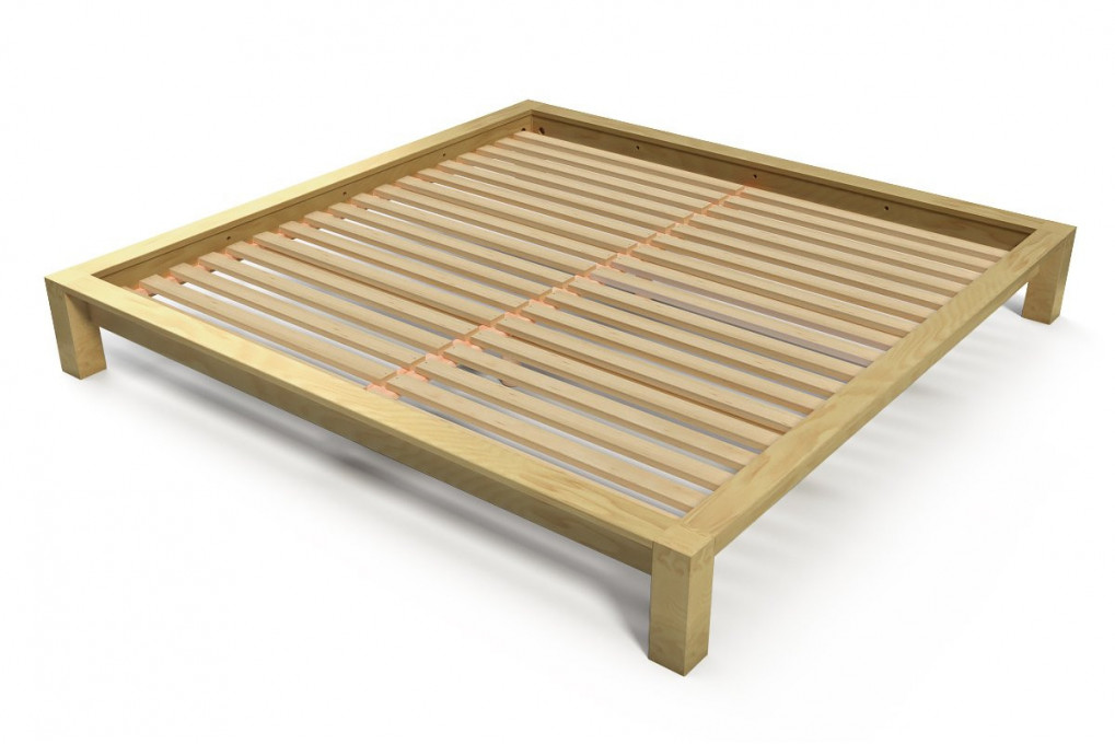 Kingsize Bett 200x200 Massivholz