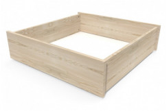 Set von schublade unter bett aus massiver Kiefer