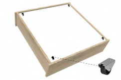 Lit 90x190 simple avec tiroirs de rangement Malo