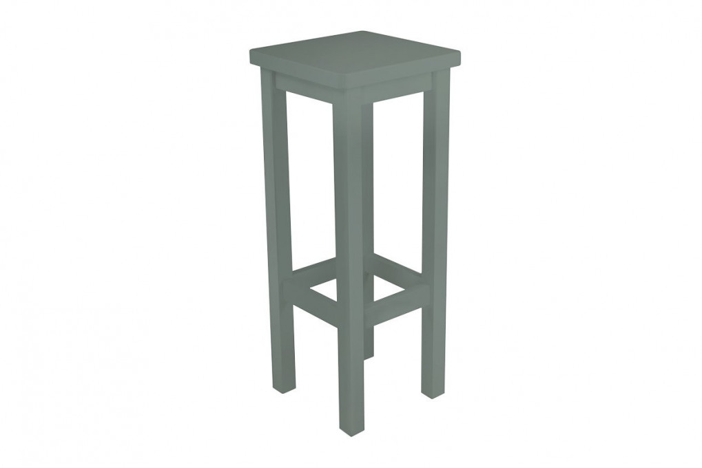 Tabouret de bar en bois droit