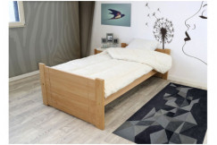 Bed 90x190 1 place beech wood Solo
