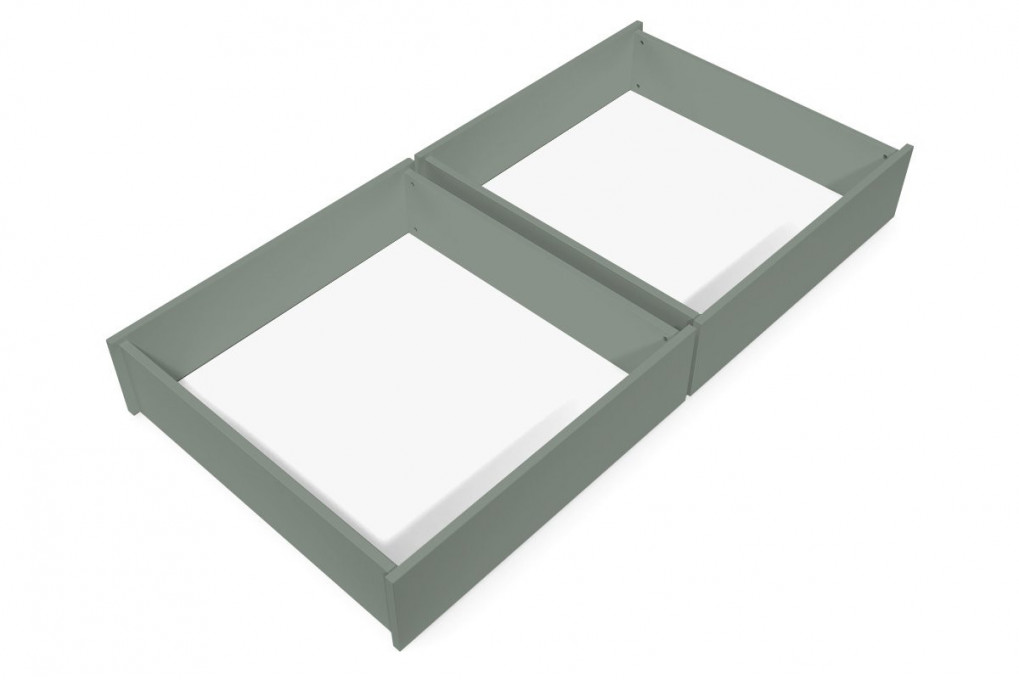 Juego de cajón bajo cama de pino macizo