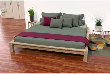 Cama King Size 200x200 madera maciza