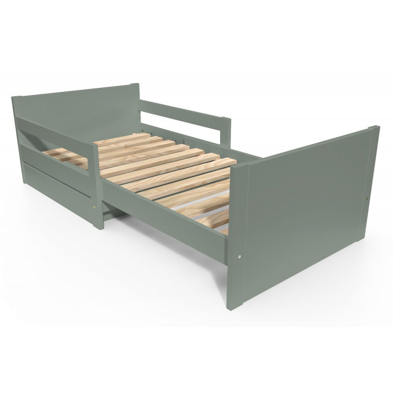 Lit évolutif enfant avec tiroir bois