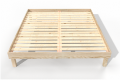 Letto matrimoniale 180x200 in legno massiccio Comfort