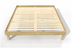 Queensize Bett 180x200 Massivholz Komfort