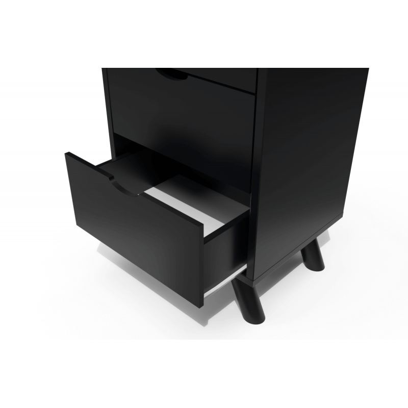 Chiffonnier Viking Scandinave bois brut à peindre