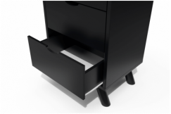 Skandinavische lumpenhändler Viking 5 Schubladen aus Massivholz