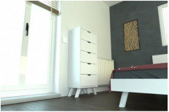 Cajonera madera Viking de 5 cajones